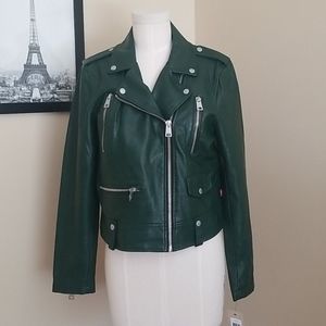 Levi pleather jacket